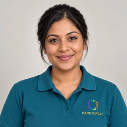 Maya Patel — fictional staff portrait
